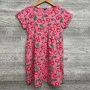 NEW Dress Cuffed Sleeves Cherries 8