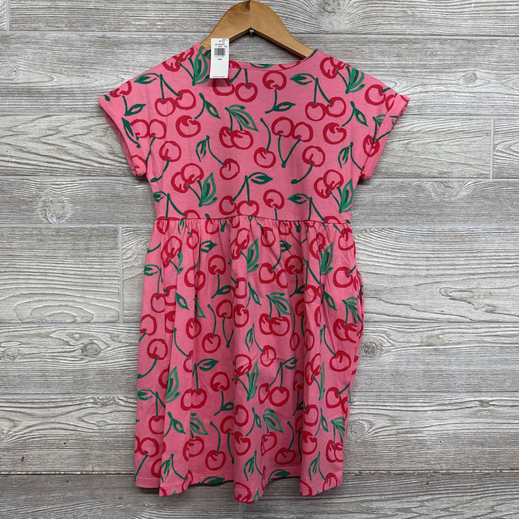 NEW Dress Cuffed Sleeves Cherries 8