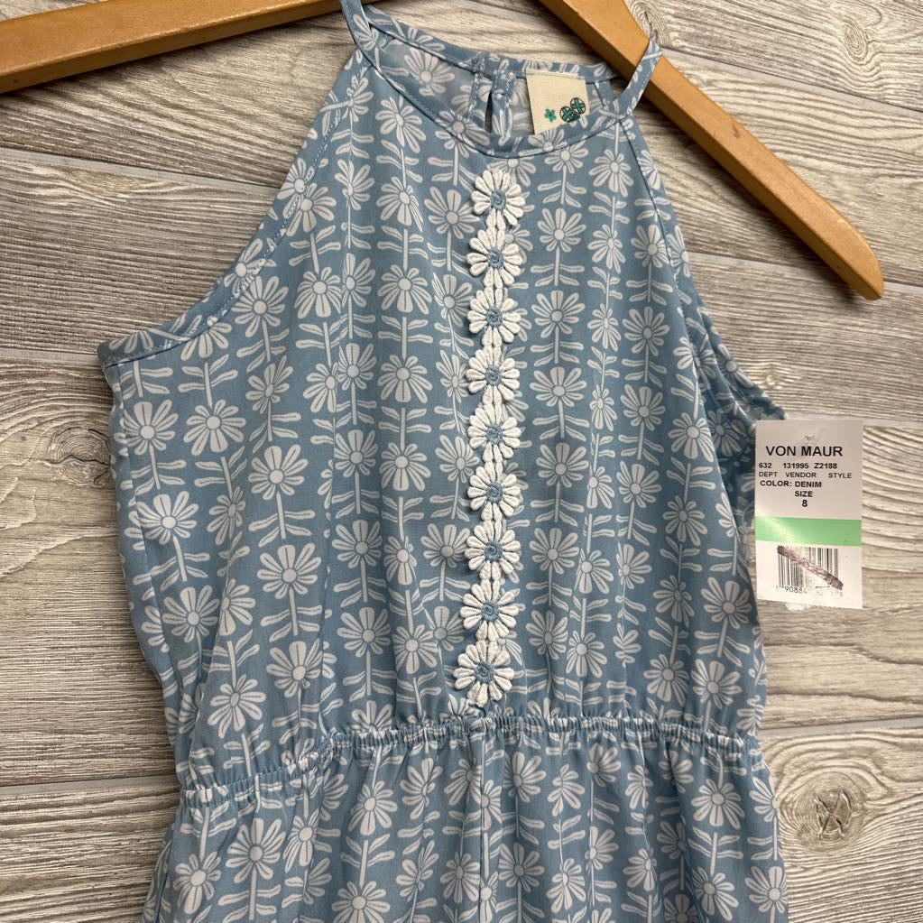 NEW Tank Romper Flowers 8