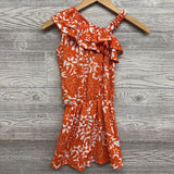 Textured Tank Romper Flowers 10