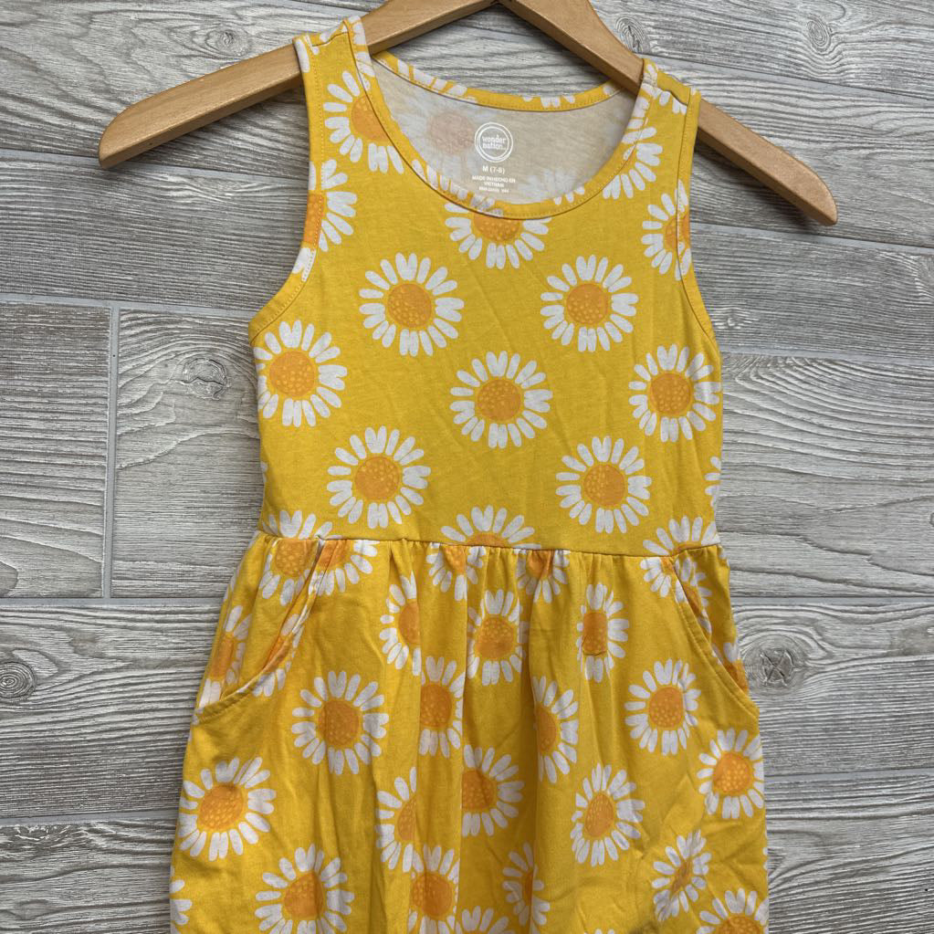 Tank Dress Flowers 7-8