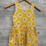 Tank Dress Flowers 7-8