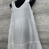 NEW Tie Strap Tiered Maxi Dress Large
