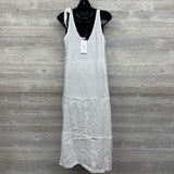 NEW Tie Strap Tiered Maxi Dress Large
