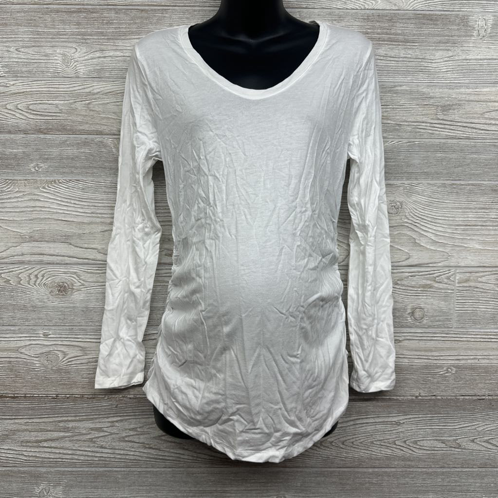 NEW LS Ruched Shirt Medium