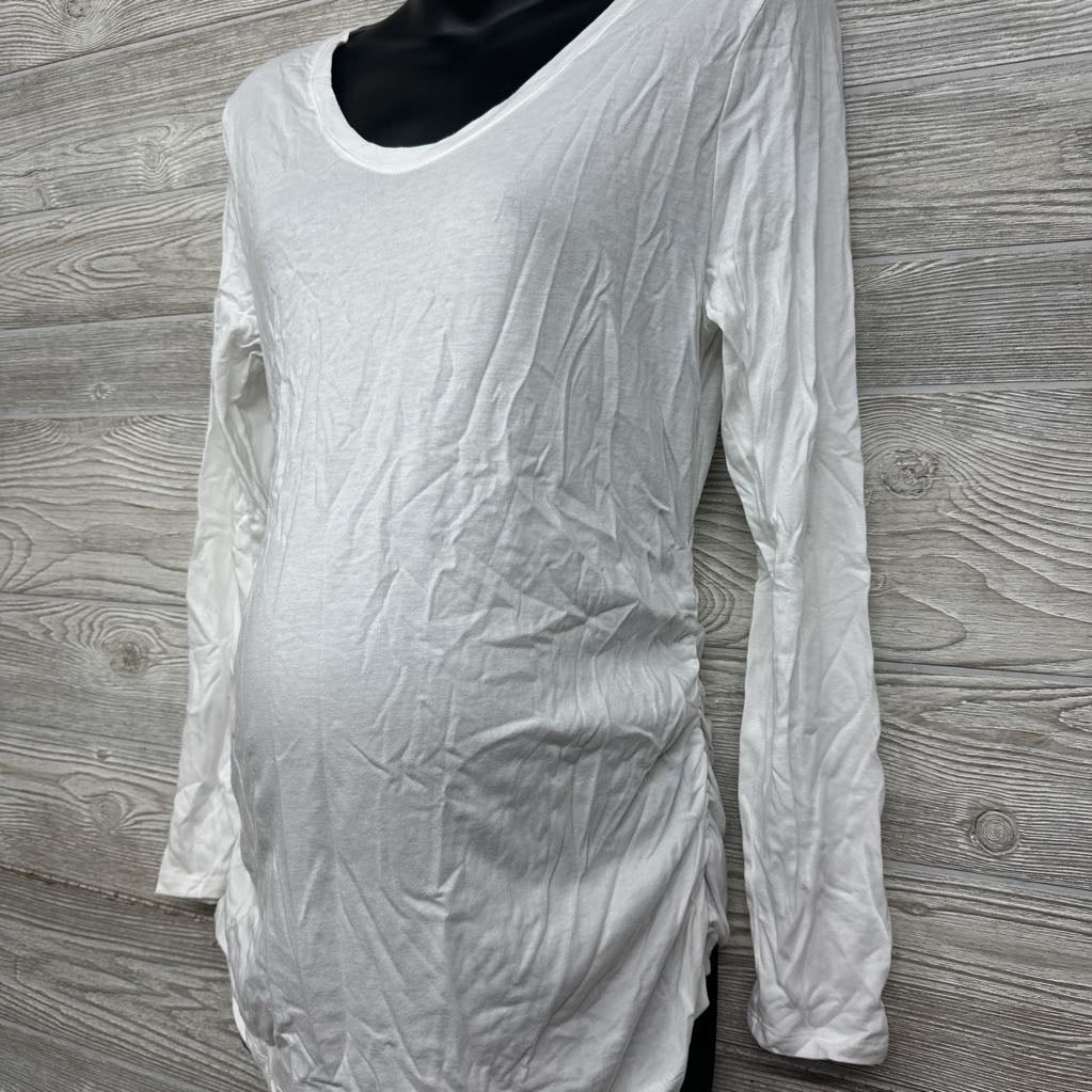 NEW LS Ruched Shirt Medium