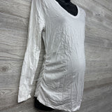 NEW LS Ruched Shirt Medium