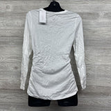 NEW LS Ruched Shirt Medium
