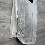 NEW LS Ruched Shirt Large