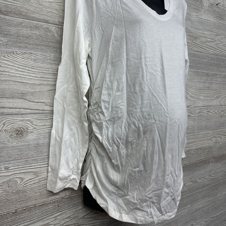 NEW LS Ruched Shirt Large