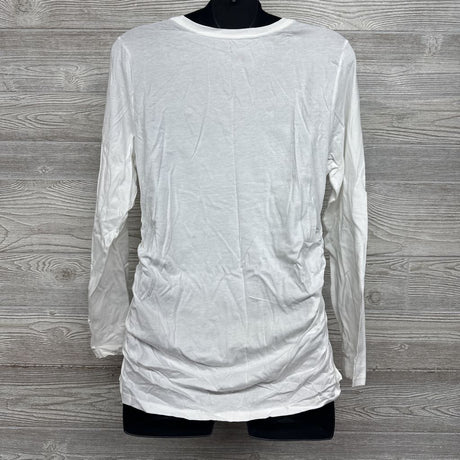 NEW LS Ruched Shirt Large