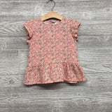 Gauze Peplum Shirt & Shorts Flowers 5T