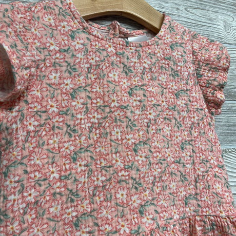 Gauze Peplum Shirt & Shorts Flowers 5T