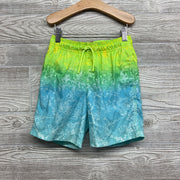 Drawstring Swim Trunks Printed 8