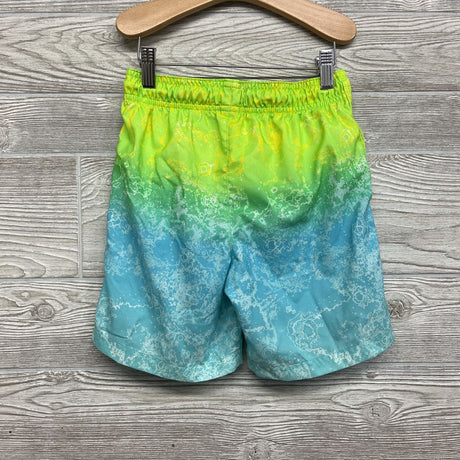 Drawstring Swim Trunks Printed 8