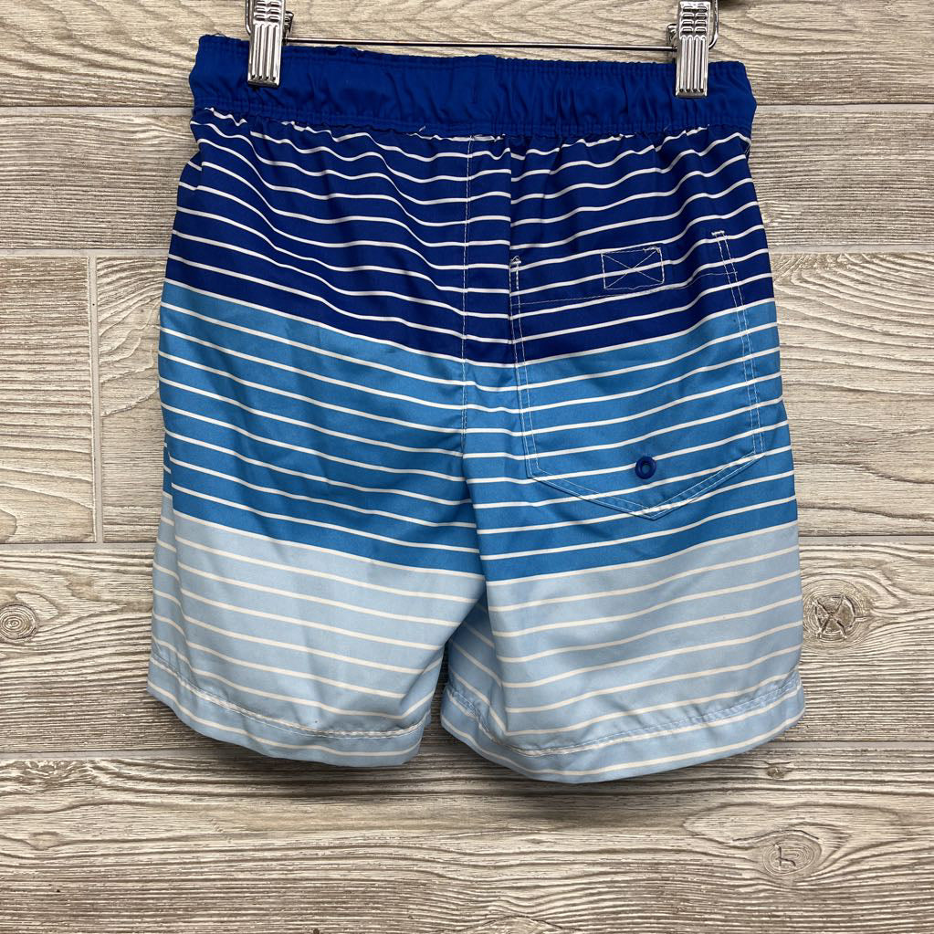 Drawstring Swim Trunks Stripes 8