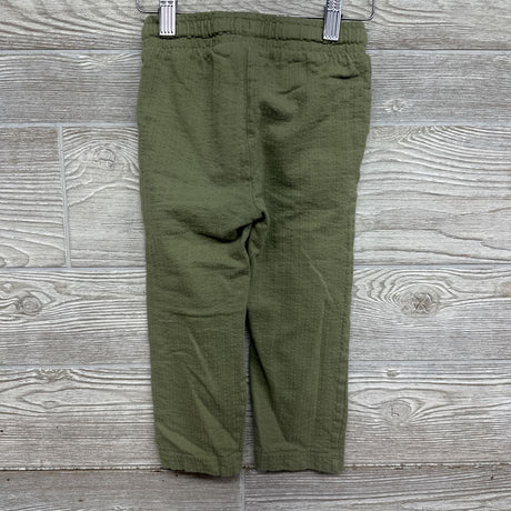 Organic Textured Drawstring Pants 3-4