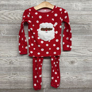 2 Pc LS PJs Dots Santa 3T