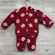 Full Zip Fleece Jacket & Pants Flowers 3M