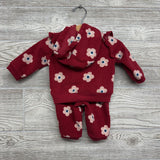 Full Zip Fleece Jacket & Pants Flowers 3M