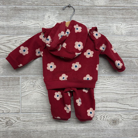 Full Zip Fleece Jacket & Pants Flowers 3M