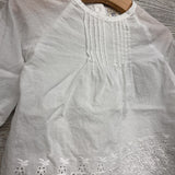 LS Pleated Eyelet Shirt 24M