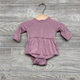 NEW LS Bamboo Skirted Bodysuit 0-3M