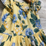 Nw/oT Flutter Sleeve Dress Flowers 18-24M