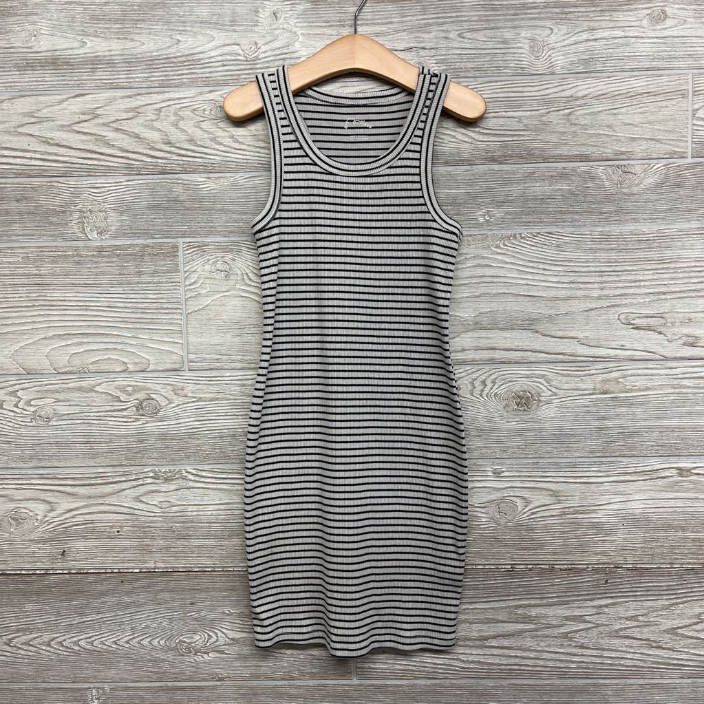 Ribbed Tank Dress Stripes 6-7