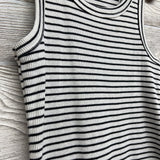 Ribbed Tank Dress Stripes 6-7