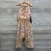 NEW Flowey Sheer Halter Dress Flowers 7