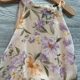 NEW Flowey Sheer Halter Dress Flowers 7