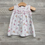 NEW Tank Dress Unicorns Castles 3-6M