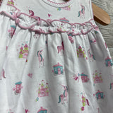 NEW Tank Dress Unicorns Castles 3-6M