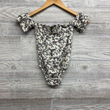 Off Shoulder Bodysuit Flowers 3T