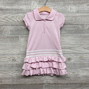 Mesh Ruffle Polo Dress 4T
