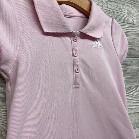 Mesh Ruffle Polo Dress 4T
