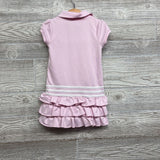 Mesh Ruffle Polo Dress 4T