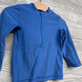 LS Half Zip Rash Guard 12-18M