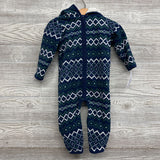 NEW LS Fleece Outfit W/ Hood Nordic 12M