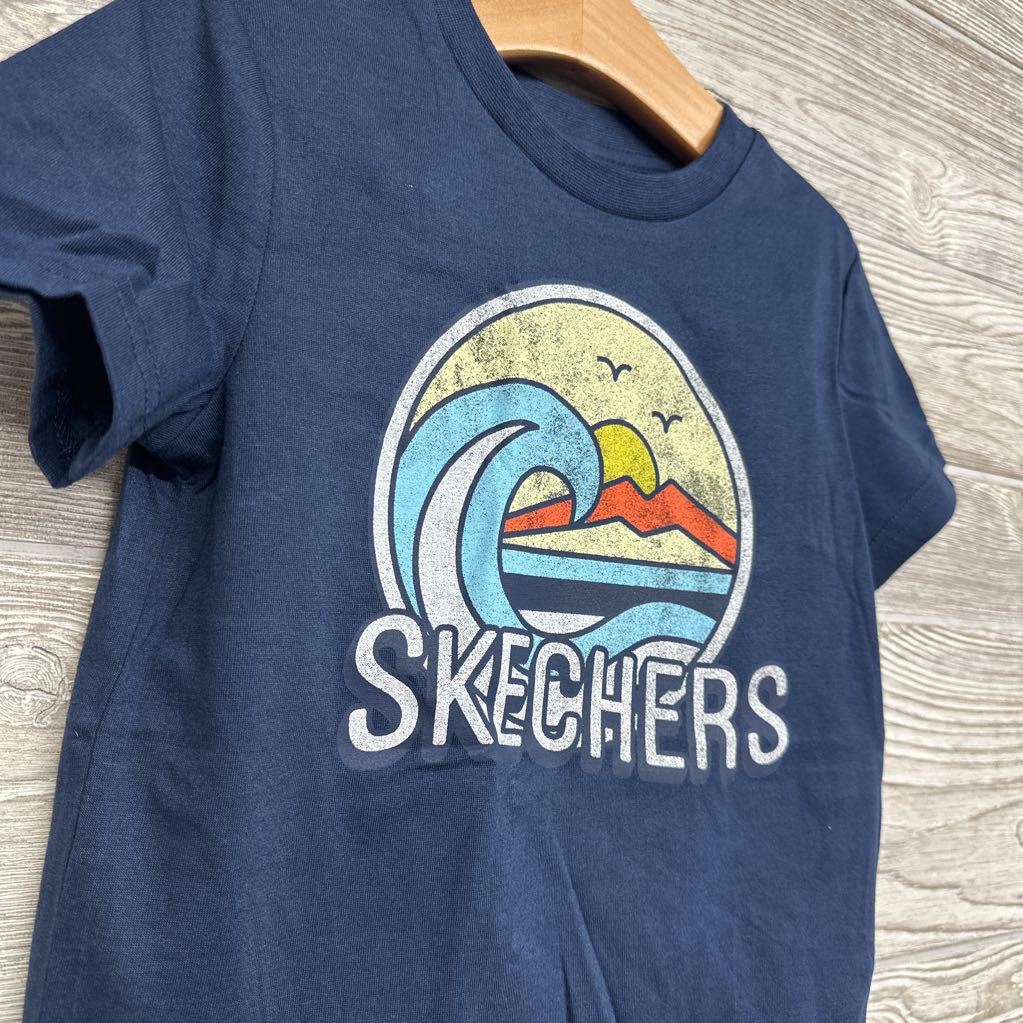Nw/oT Shirt Waves & Mesh Active Shorts 3T