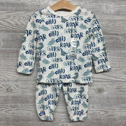 NEW LS Shirt & Pants Grrr Roar 18M
