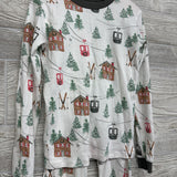 2 Pc LS PJs Skiing Cabins 8