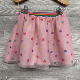 Tulle Skirt Hearts 4T