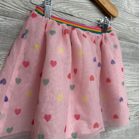 Tulle Skirt Hearts 4T