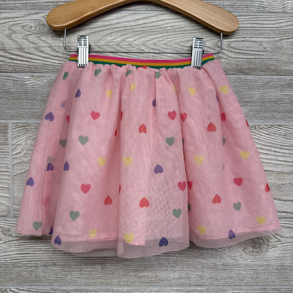 Tulle Skirt Hearts 4T