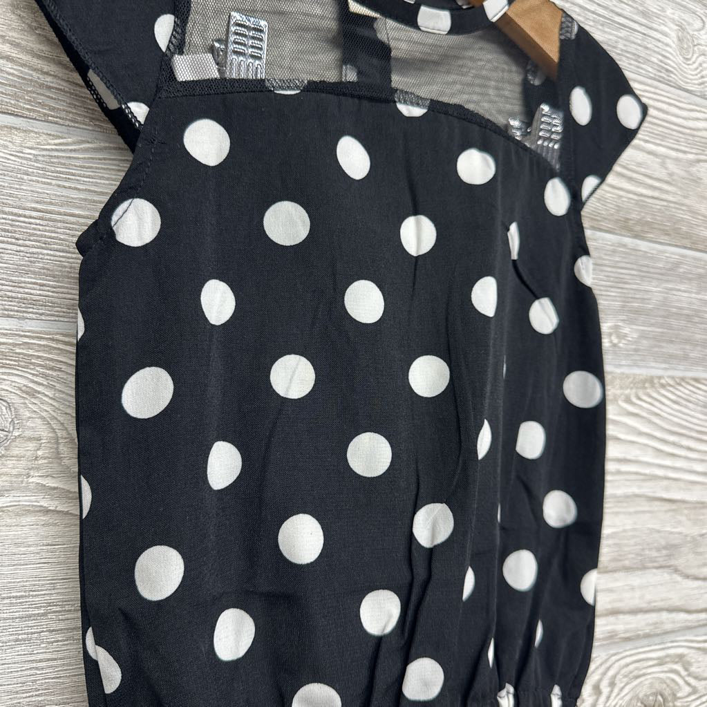 Nw/oT Cap Sleeve Shirt Dots & Paperbag Shorts W/ Headwrap 2-3