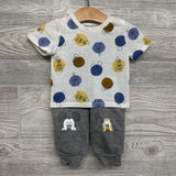 Full Zip Hoodie, Shirt & Joggers Mickey Donald Pluto 0-3M
