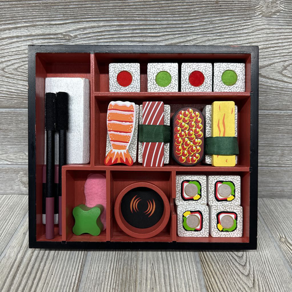 Wooden Sushi Slicing Play Set