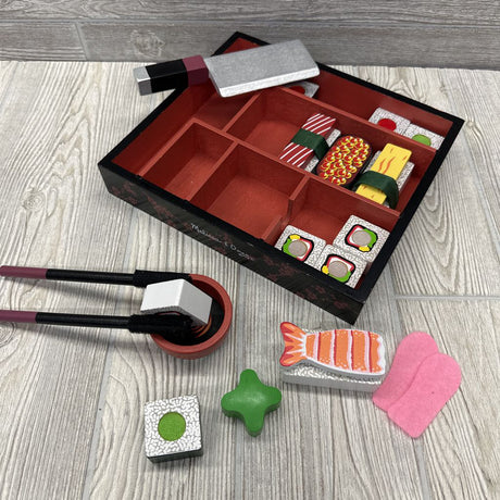 Wooden Sushi Slicing Play Set
